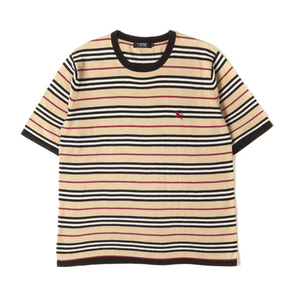 ハウスボーダー トリム ニット Tシャツ