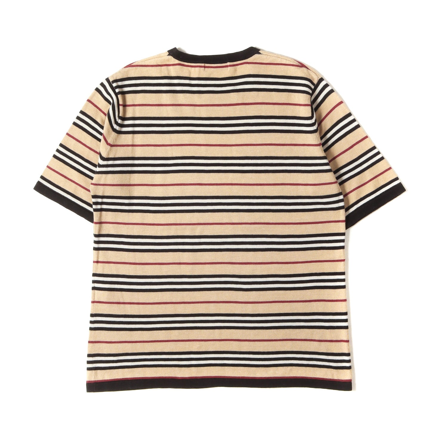 ハウスボーダー トリム ニット Tシャツ