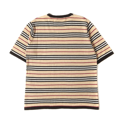 ハウスボーダー トリム ニット Tシャツ