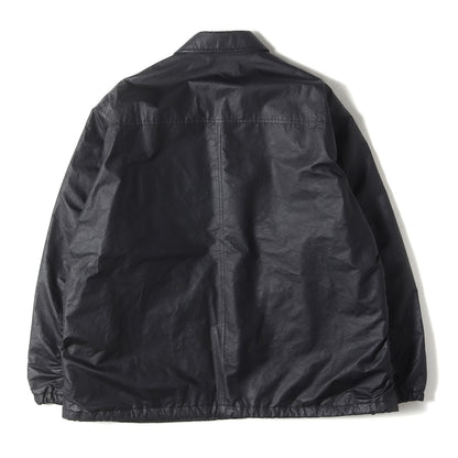 25SS ペーパーレザー コーチジャケット (B01-01016)