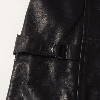 シングル ダブルジップ ホースレザー ジャケット (CARLTON)