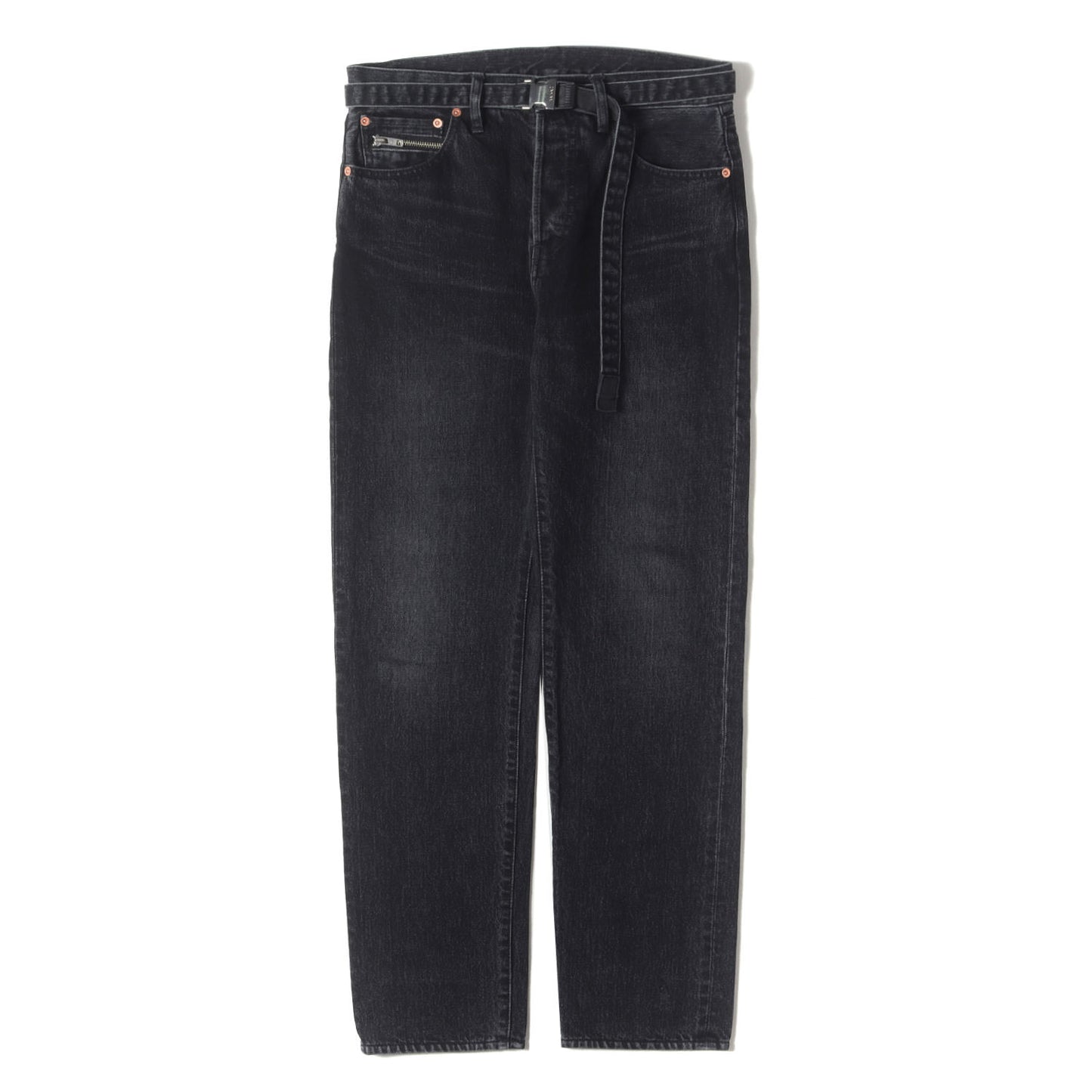 23SS ベルテッド ストレート デニム パンツ (BELTED STRAIGHT DENIM PANTS 23-03020M)