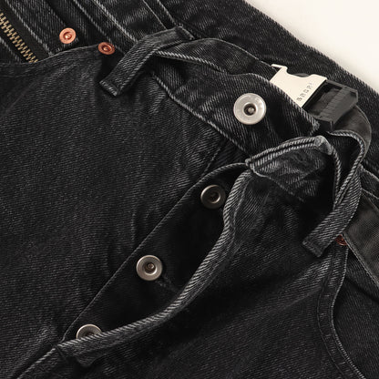 23SS ベルテッド ストレート デニム パンツ (BELTED STRAIGHT DENIM PANTS 23-03020M)