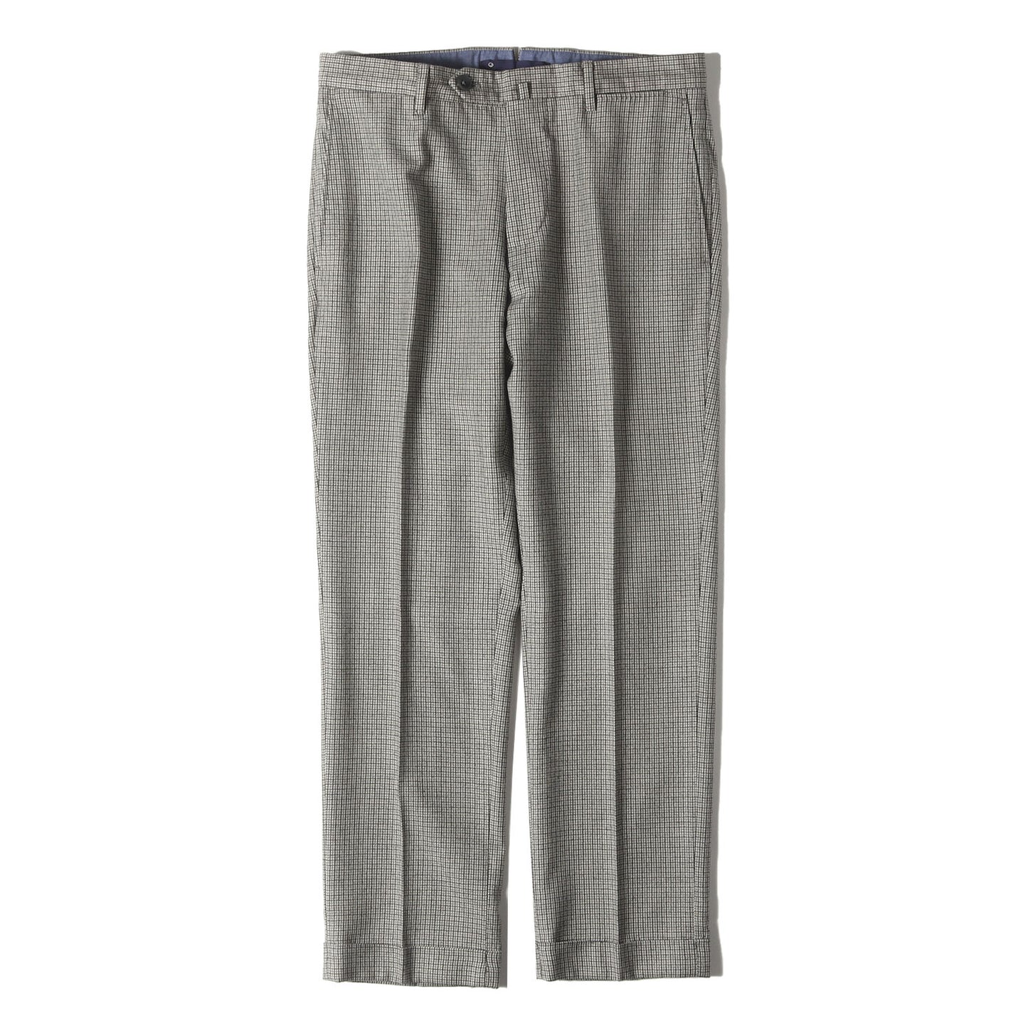 ハウンドトゥース ウール トラウザー スラックス パンツ