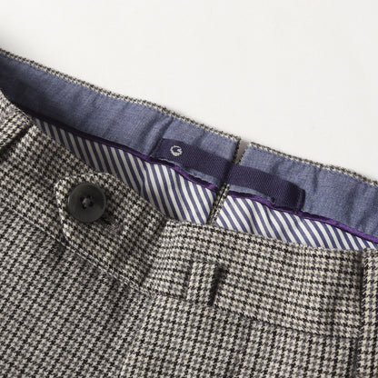 ハウンドトゥース ウール トラウザー スラックス パンツ