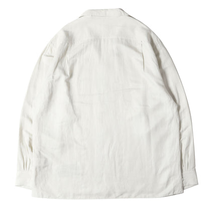 25SS オープンカラー シルクリネン シャツ (Silk Linen Open Collar L/S Shirt)