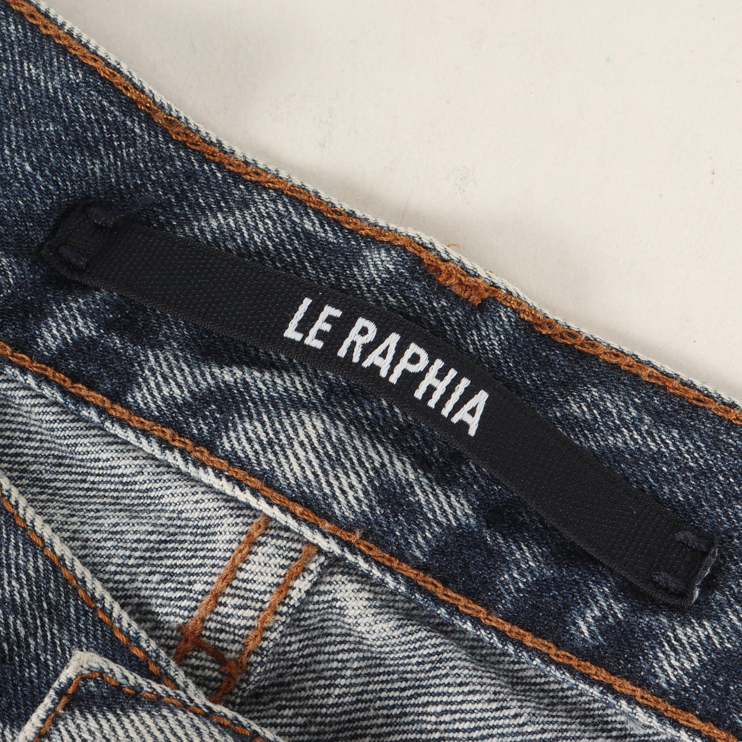 23SS リペア デニム パンツ / LE RAPHIA