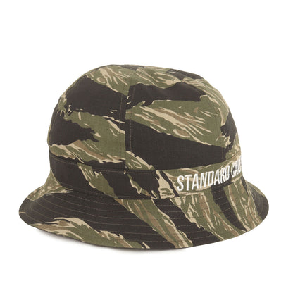 22AW ロゴ 刺繍 タイガーカモ バケットハット (SD Tiger Camo Hat Official Store Limited)