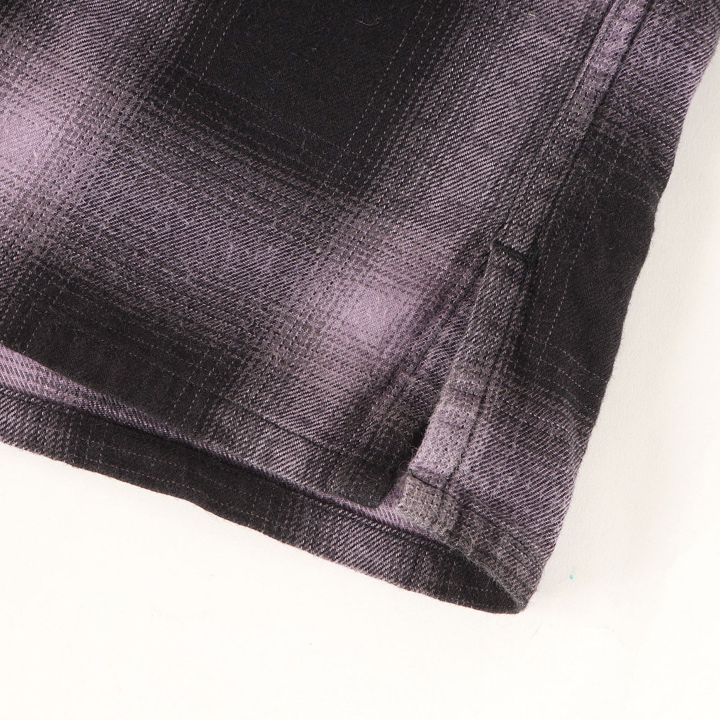 オンブレチェック ソフト フランネルシャツ (3520700123)