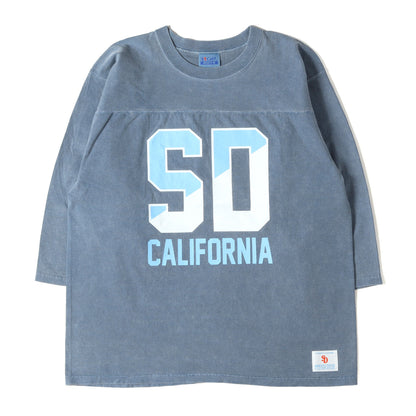 22AW ピグメント ウォッシュ加工 ロゴ ヘビーウェイト フットボール カットソー (SD Heavyweight Football Logo T)