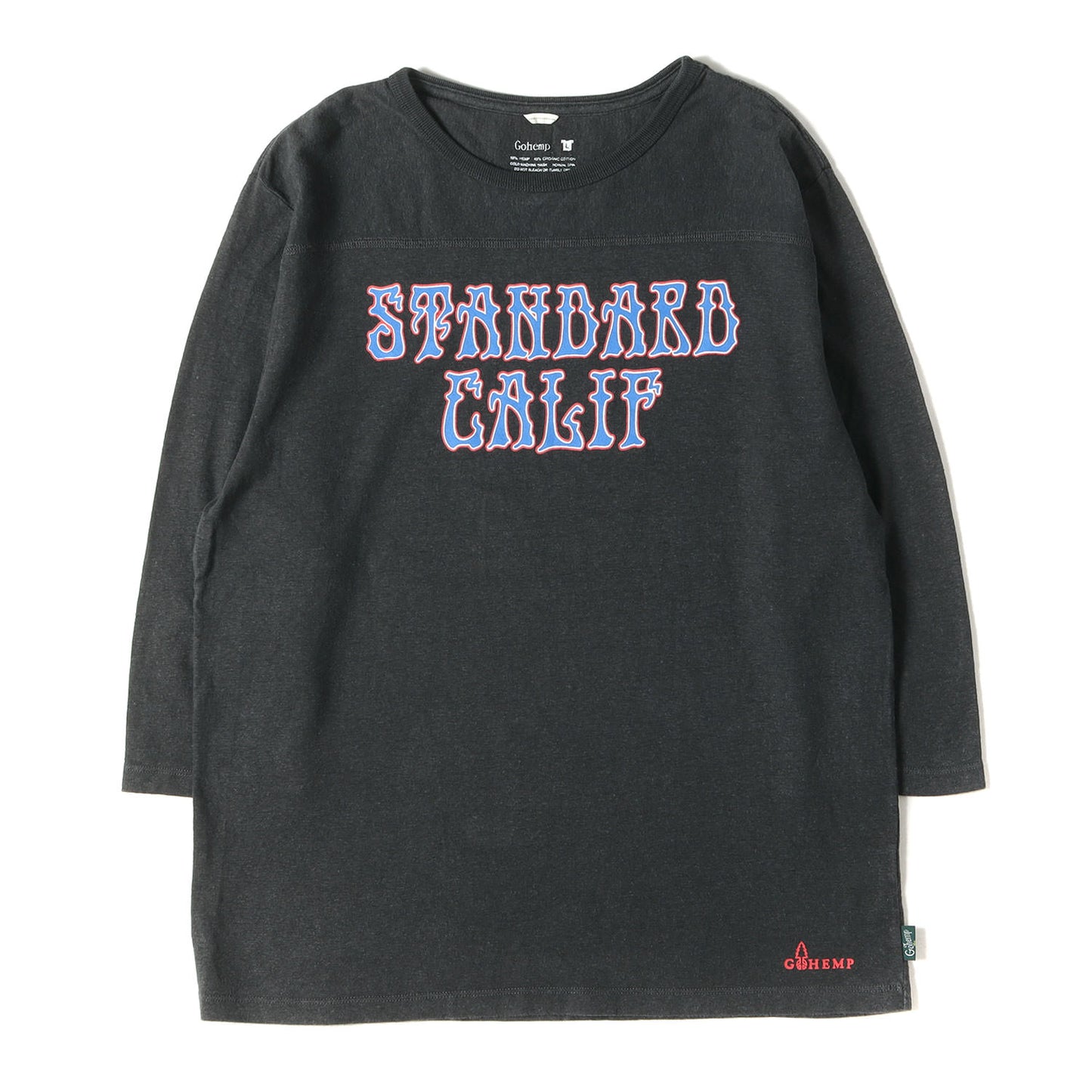 21SS × GO HEMP ロゴ フットボール カットソー (GO HEMP × SD Dead Logo Football T)