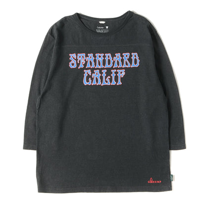 21SS × GO HEMP ロゴ フットボール カットソー (GO HEMP × SD Dead Logo Football T)