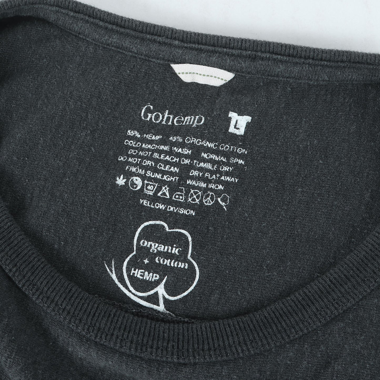 21SS × GO HEMP ロゴ フットボール カットソー (GO HEMP × SD Dead Logo Football T)