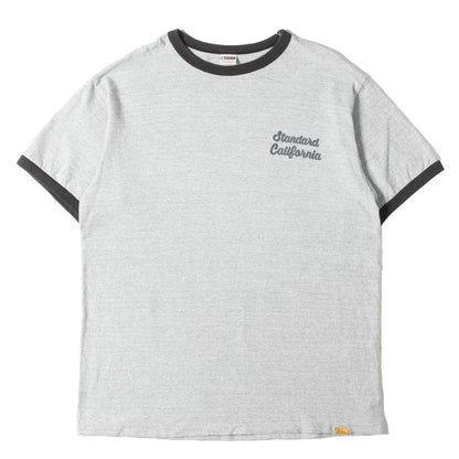25SS スクリプト ロゴ リンガーネック トリム Tシャツ (SD US Cotton Script Logo Ringer T) / 著名人着用