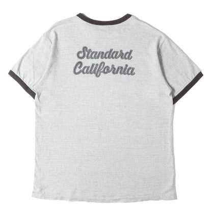 25SS スクリプト ロゴ リンガーネック トリム Tシャツ (SD US Cotton Script Logo Ringer T) / 著名人着用