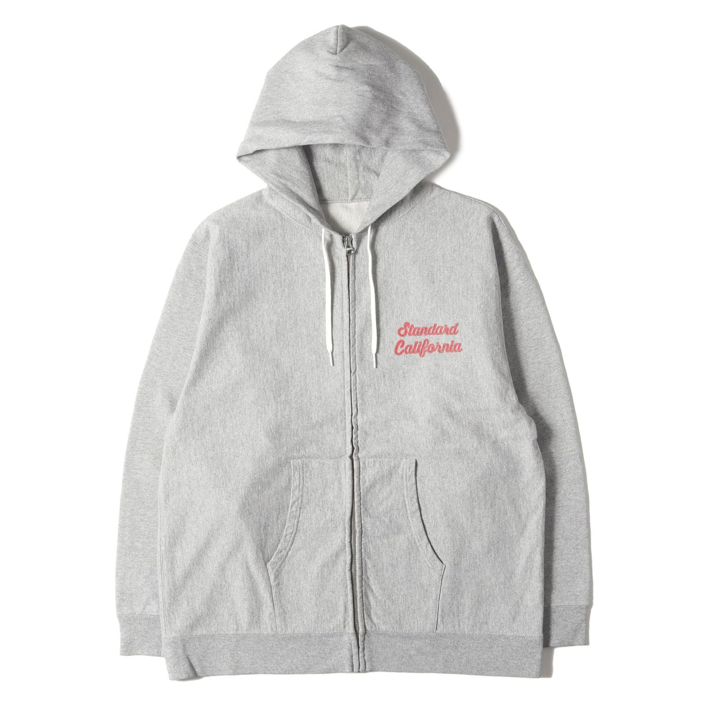 21SS ロゴ ライトウェイト スウェット ジップ パーカー (SD USA COTTON ZIP HOOD SCRIPT LOGO SWEAT)