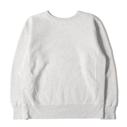 22AW × Champion 単色タグ オールドイングリッシュ ロゴ リバスウィーブ スウェット (CHAMPION × SD Reverse Weave Crew Sweat Official Store Limited)