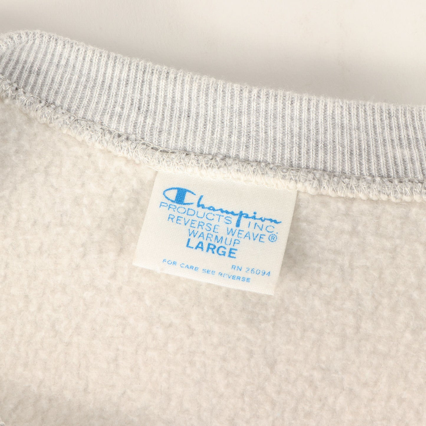 22AW × Champion 単色タグ オールドイングリッシュ ロゴ リバスウィーブ スウェット (CHAMPION × SD Reverse Weave Crew Sweat Official Store Limited)