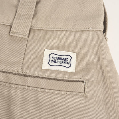 ワイドテーパード ワークチノ トラウザー パンツ / WIDE TAPERED FIT