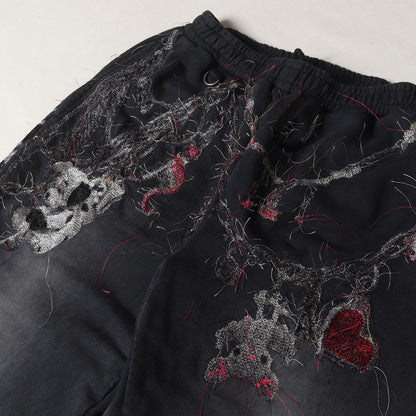 25AW チェーン 刺繍 ワイドバギー スウェット パンツ (EMBROIDERED CHAIN SWEATPANTS 25AW43PT328)