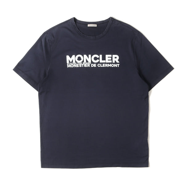 美品　MONCLER MAGLIA T-SHIRT 18年シリーズ　ロゴ刺繍 MONCLER (モンクレール) ロゴ Tシャツ (MAGLIA T-SHIRT) - ブランド