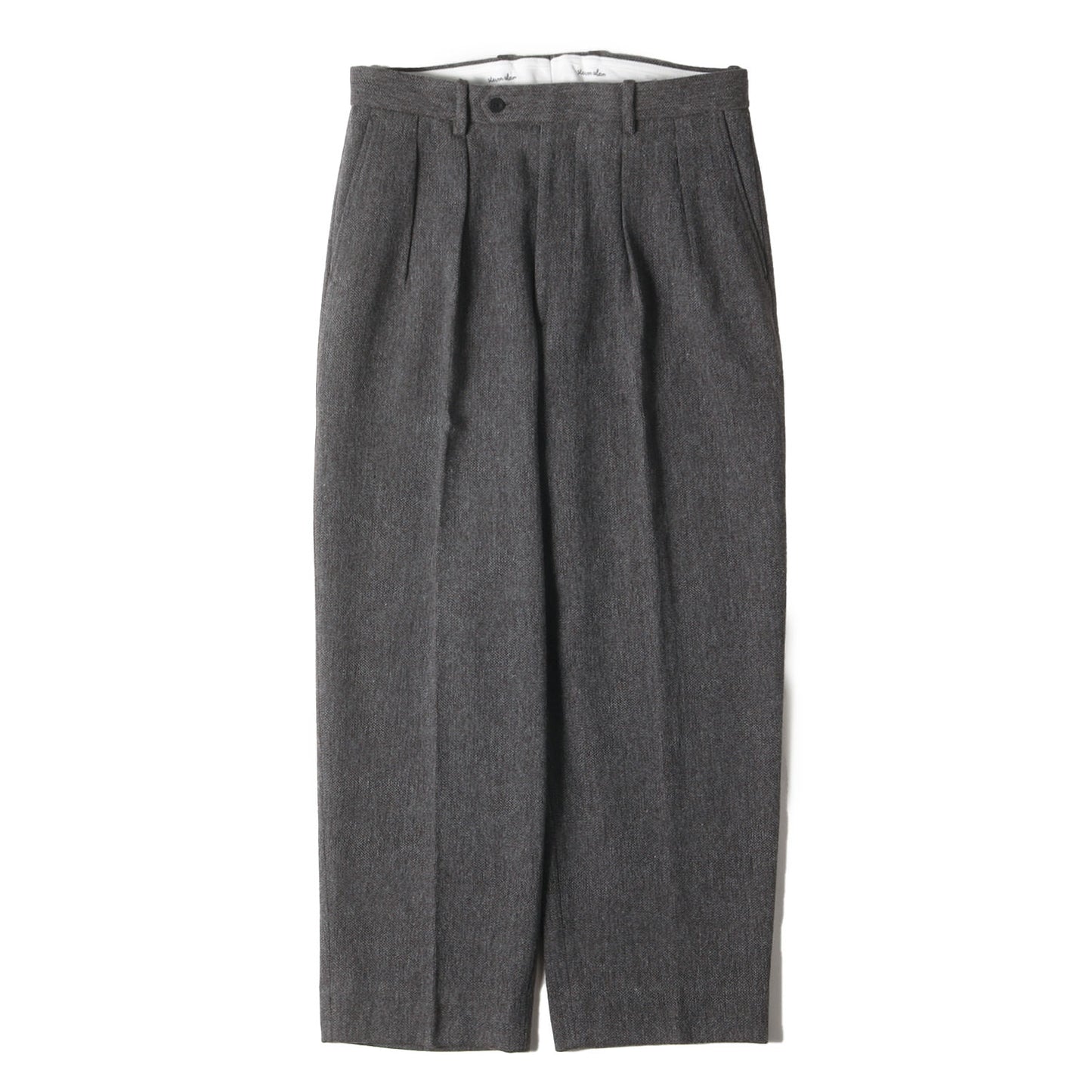 24AW クッキークロス インツープリーツ ドレス トラウザーズ (8114-177-1107)
