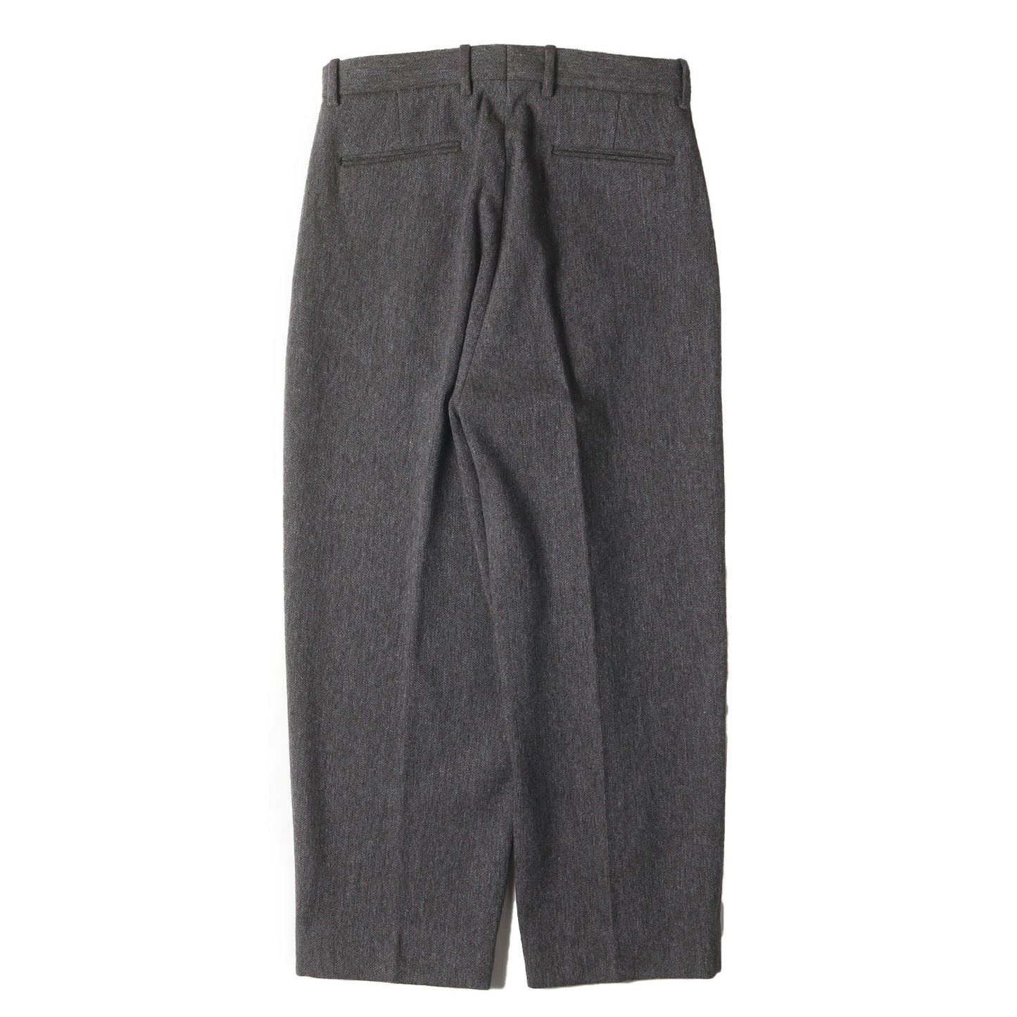 24AW クッキークロス インツープリーツ ドレス トラウザーズ (8114-177-1107)