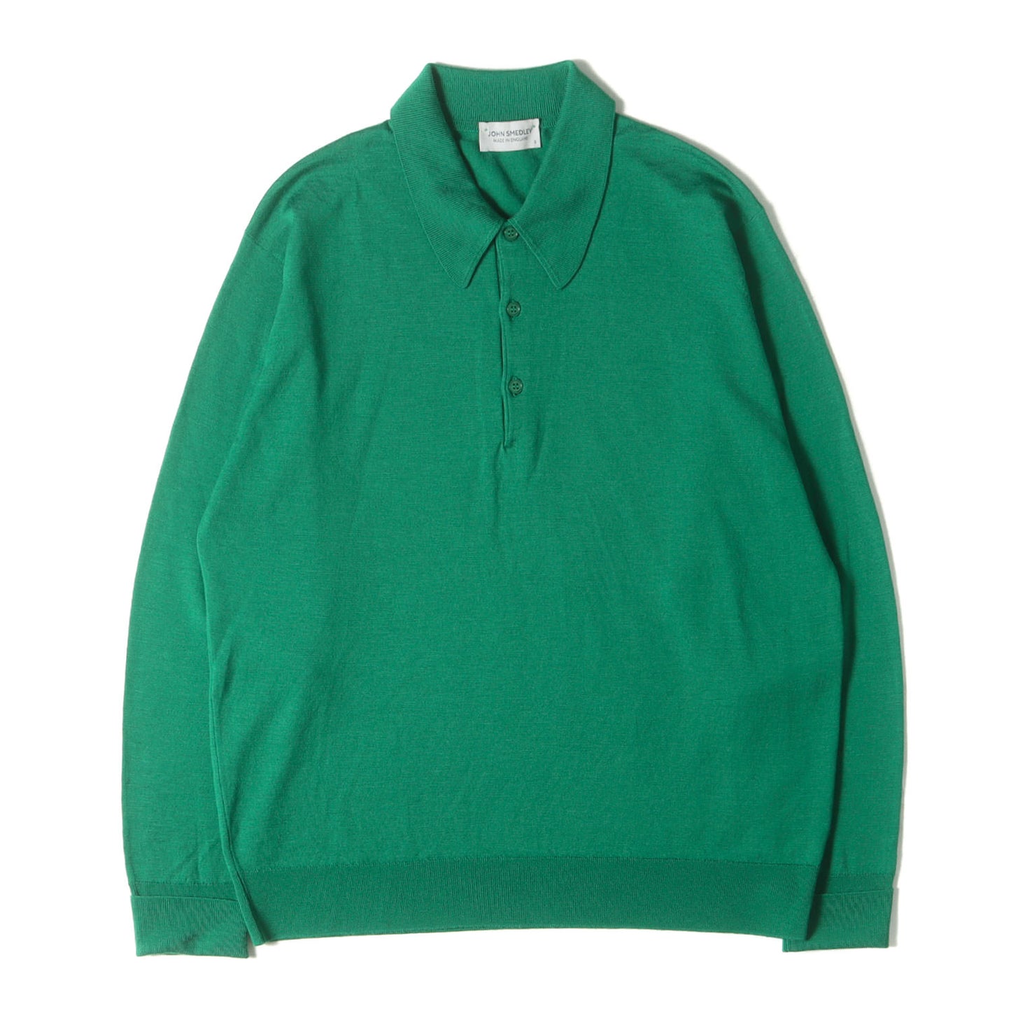 クラシック ハイゲージ メリノウール ニット ポロシャツ / MADE IN ENGLAND