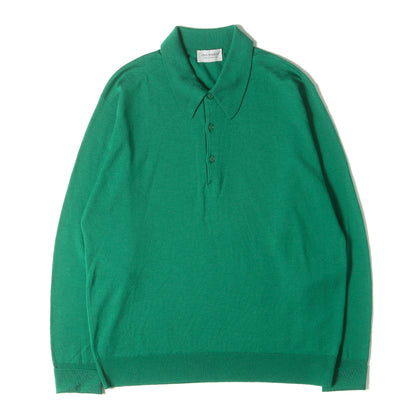 クラシック ハイゲージ メリノウール ニット ポロシャツ / MADE IN ENGLAND