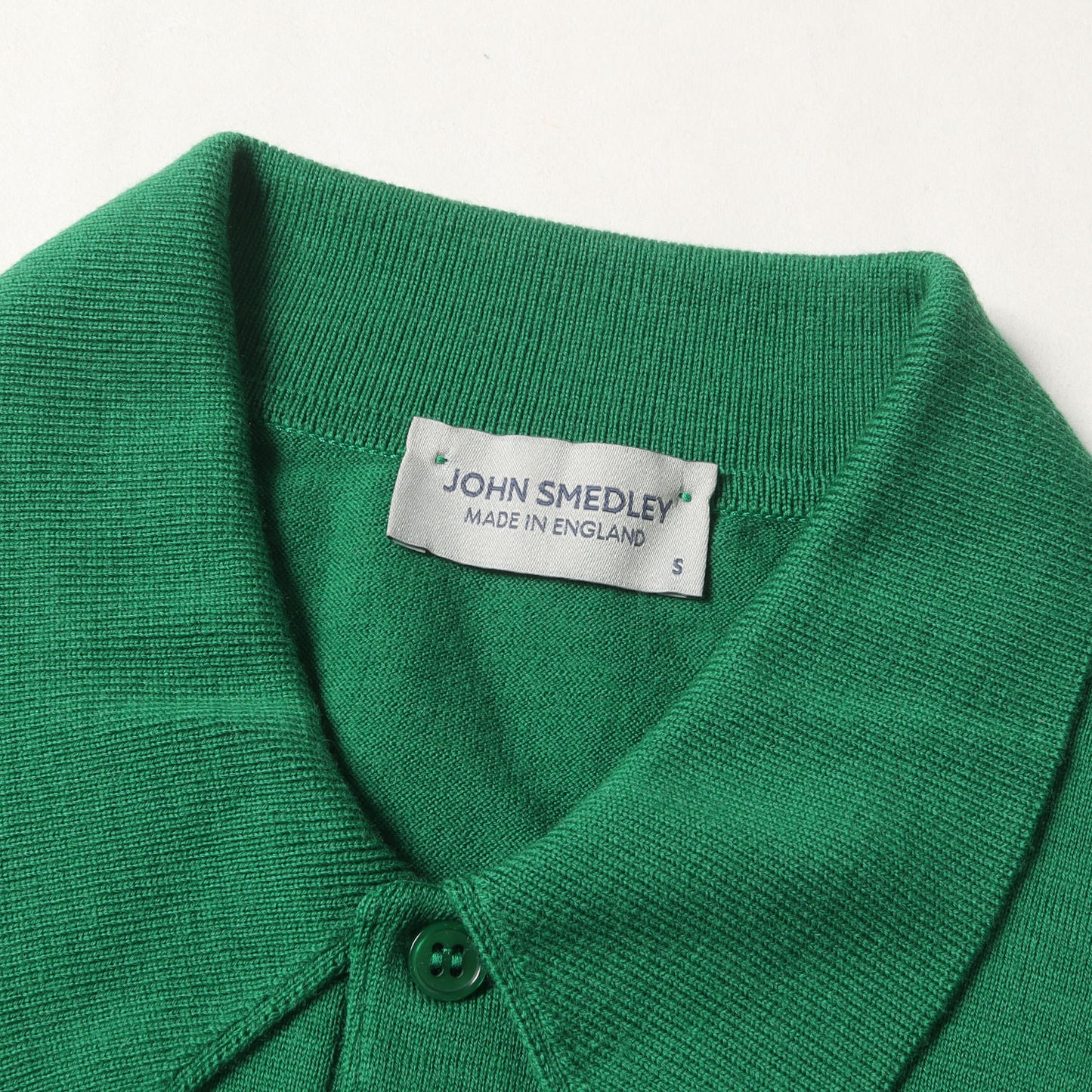 クラシック ハイゲージ メリノウール ニット ポロシャツ / MADE IN ENGLAND