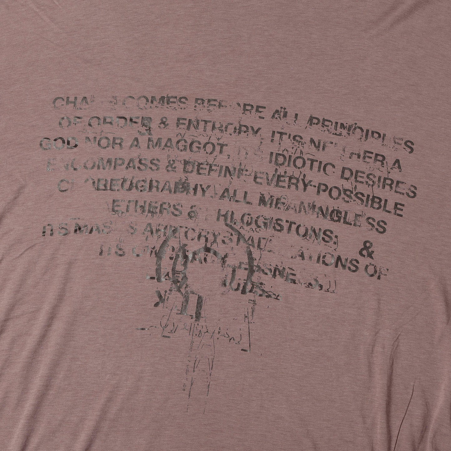 25AW グラフィック オーバーサイズ Tシャツ (The Order Of Chaos Over T-Shirt)