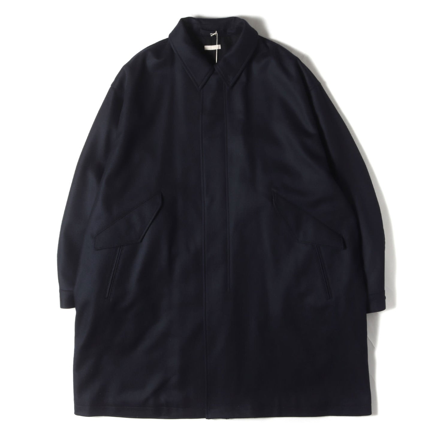 24AW スーパーファイン ライトメルトン バルカラー コート (SUPER FINE LIGHT MELTON BAL COLLAR FIELD COAT ULCT19-HC174-B)