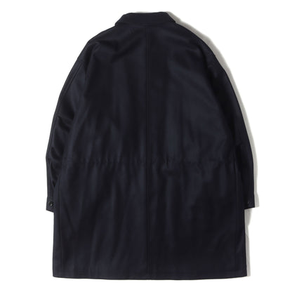 24AW スーパーファイン ライトメルトン バルカラー コート (SUPER FINE LIGHT MELTON BAL COLLAR FIELD COAT ULCT19-HC174-B)