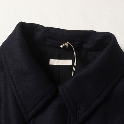 24AW スーパーファイン ライトメルトン バルカラー コート (SUPER FINE LIGHT MELTON BAL COLLAR FIELD COAT ULCT19-HC174-B)