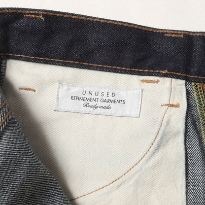 5ポケット テーパード デニム パンツ (12oz one wash denim five pockets pants UW0365)