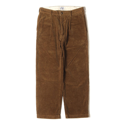 ワンタック ワイド ストレート コーデュロイ パンツ (SD Corduroy Pants) / MADE IN JAPAN