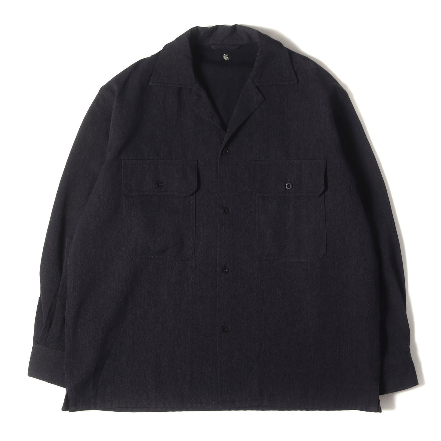 オープンカラー ウールモヘア シャツ (Open Collar Shirt)