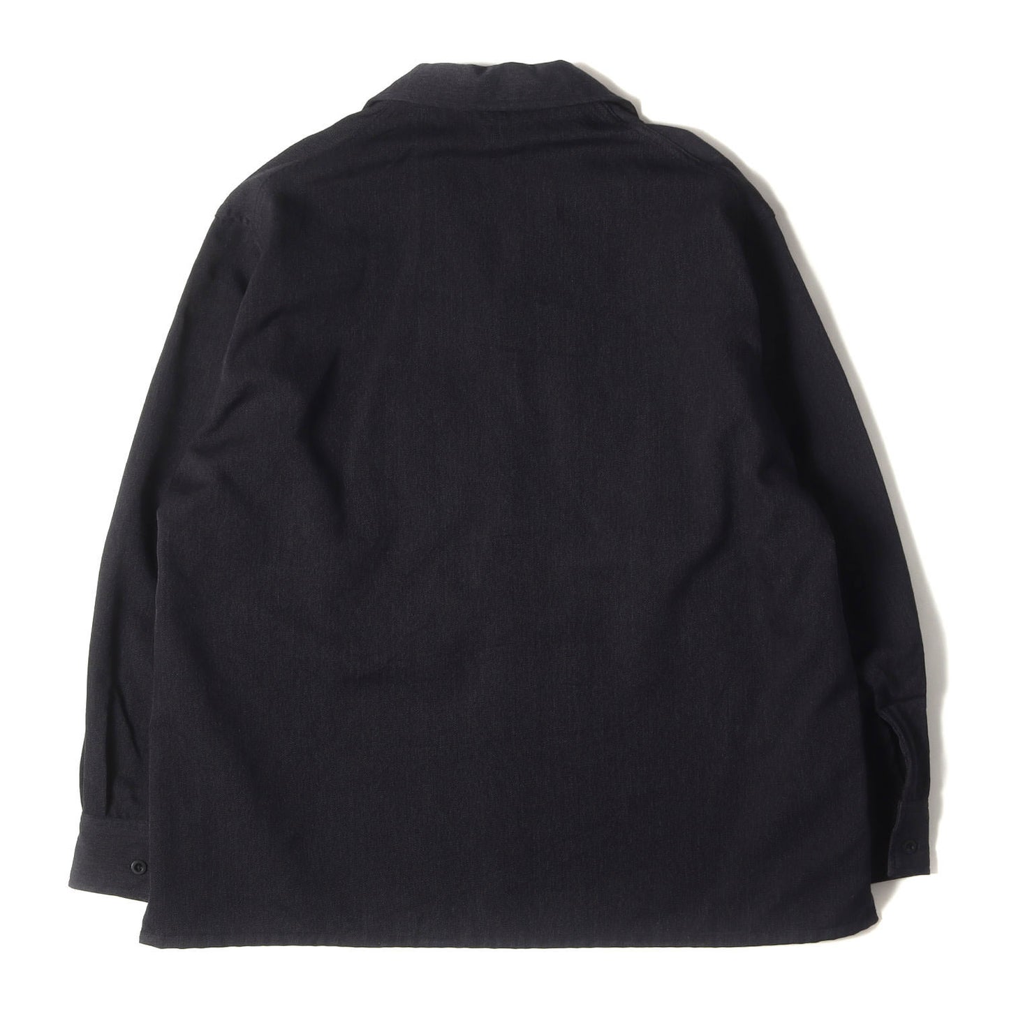 オープンカラー ウールモヘア シャツ (Open Collar Shirt)