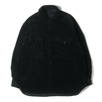 シープレザー エルボーパッチ コーデュロイ シャツ (Corduroy C.P.O KS20FSH02)