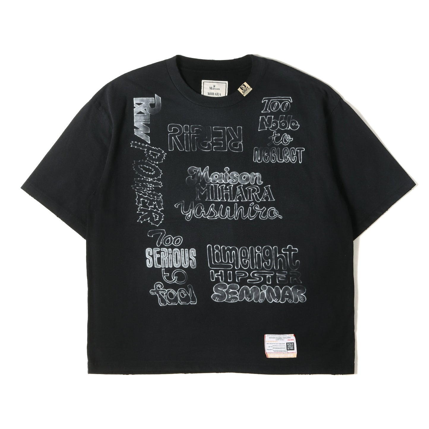 23AW ディストレスト加工 レタリング Tシャツ (DISTRESSED T-SHIRT)