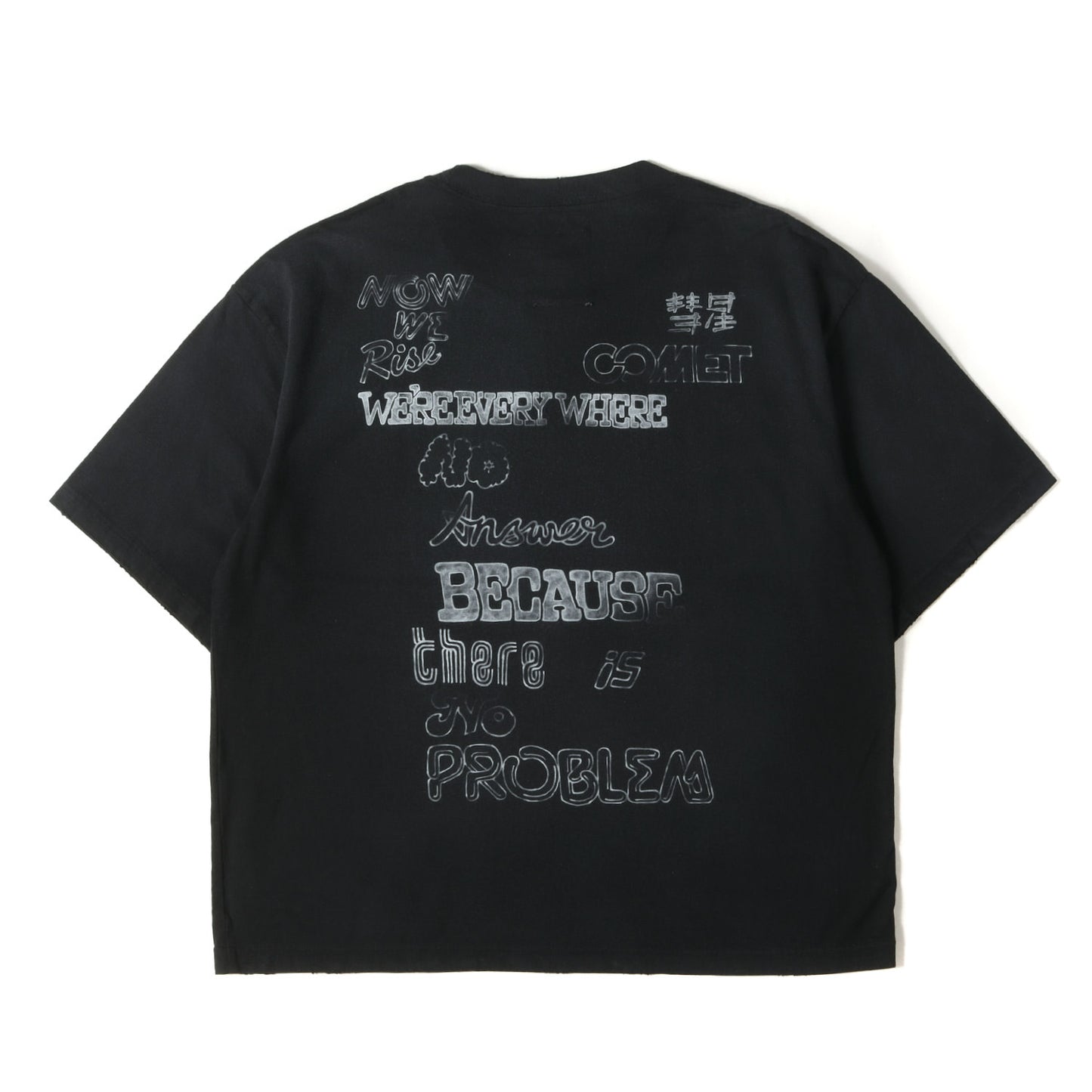 23AW ディストレスト加工 レタリング Tシャツ (DISTRESSED T-SHIRT)
