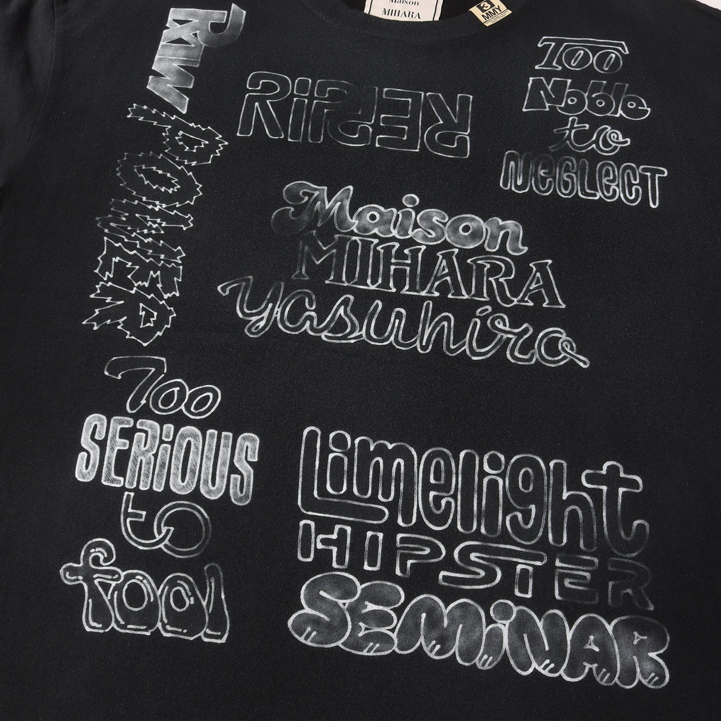 23AW ディストレスト加工 レタリング Tシャツ (DISTRESSED T-SHIRT)