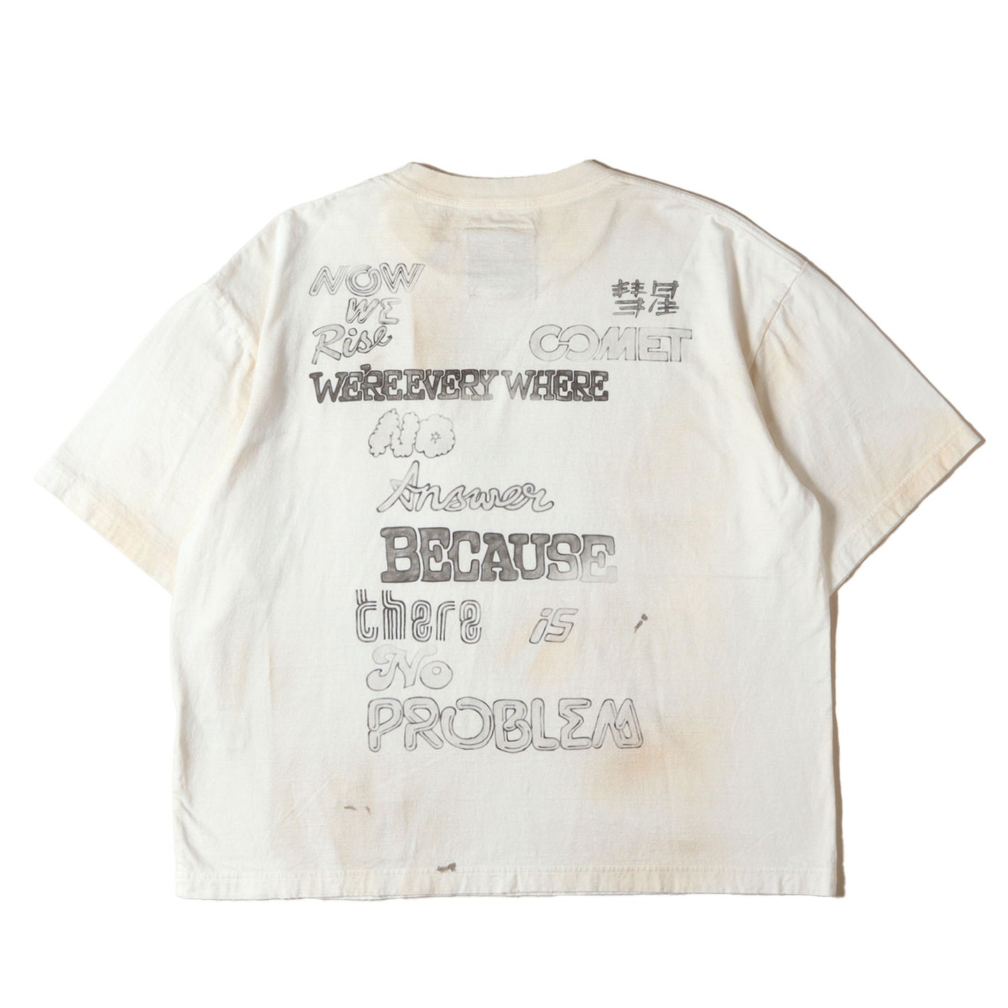 23AW ディストレスト加工 レタリング Tシャツ (DISTRESSED T-SHIRT)