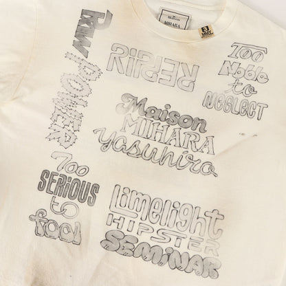 23AW ディストレスト加工 レタリング Tシャツ (DISTRESSED T-SHIRT)