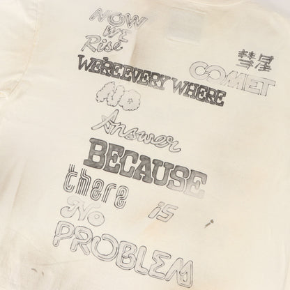 23AW ディストレスト加工 レタリング Tシャツ (DISTRESSED T-SHIRT)