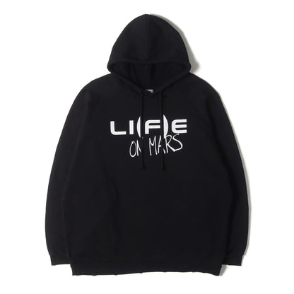 ダメージ加工 グラフィック スウェット パーカー (OVERSIZED PRINTED HOODIE LIFE ON MARS)