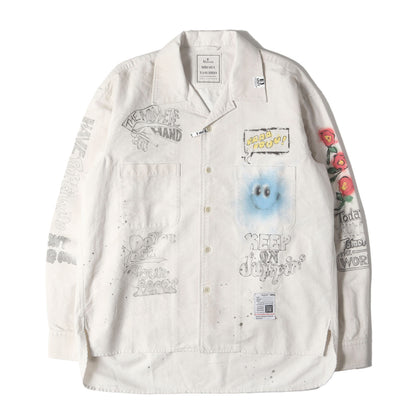 23AW ディストレスト ペイント シャツ (Distressed Shirt J11SH073)