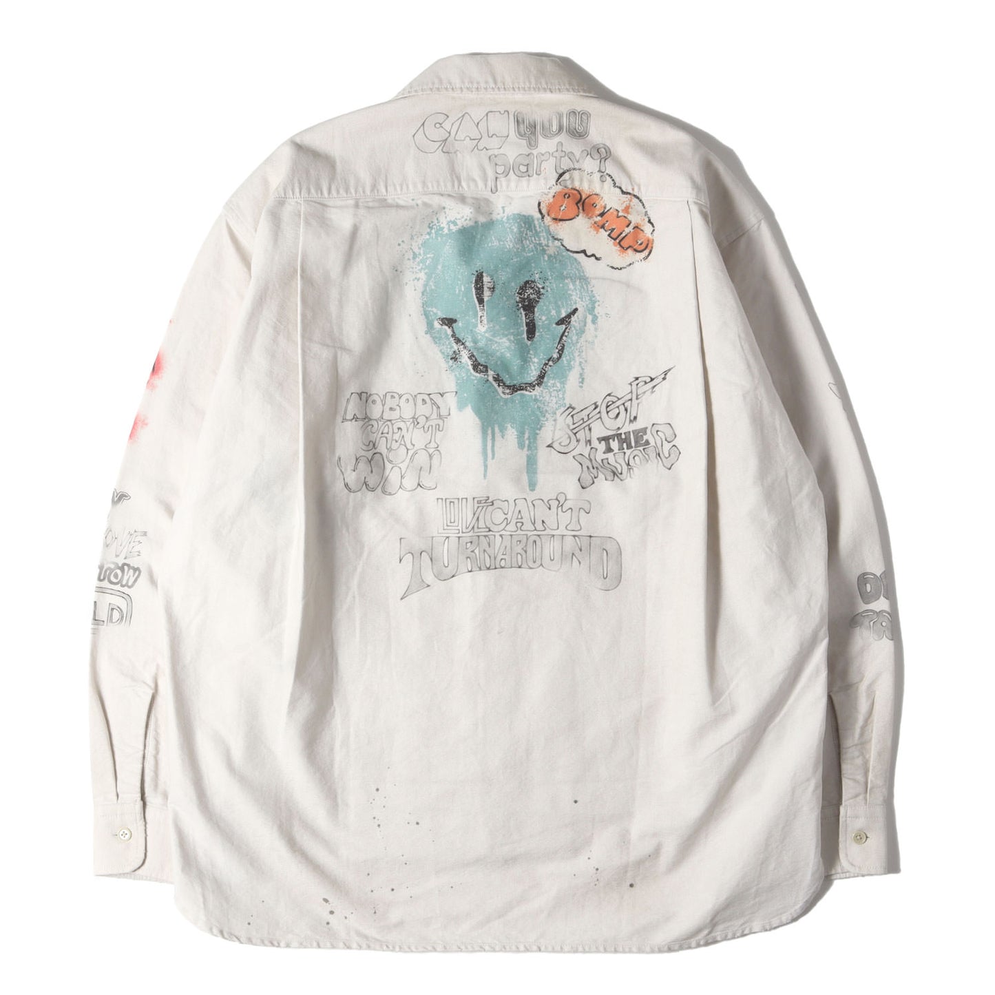 23AW ディストレスト ペイント シャツ (Distressed Shirt J11SH073)
