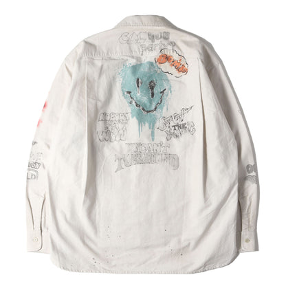 23AW ディストレスト ペイント シャツ (Distressed Shirt J11SH073)