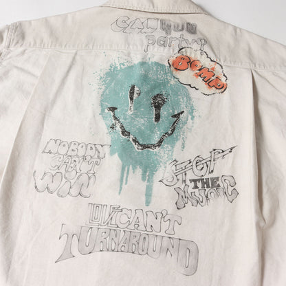 23AW ディストレスト ペイント シャツ (Distressed Shirt J11SH073)